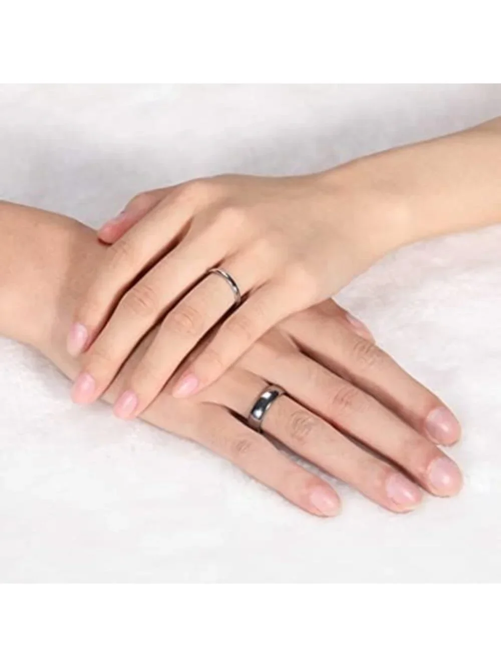 Tungsten Wedding Band Ring Set for Men & Women - 2mm, 4mm, 6mm, 8mm Sizes